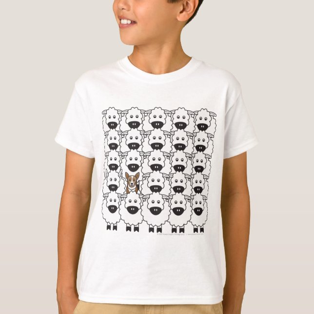 Camiseta Corgi na Ovelha (Frente)