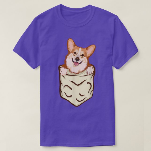 Camiseta Corgi No Bolso, Dons Engraçados De Sobrinho De Cac (Frente do Design)