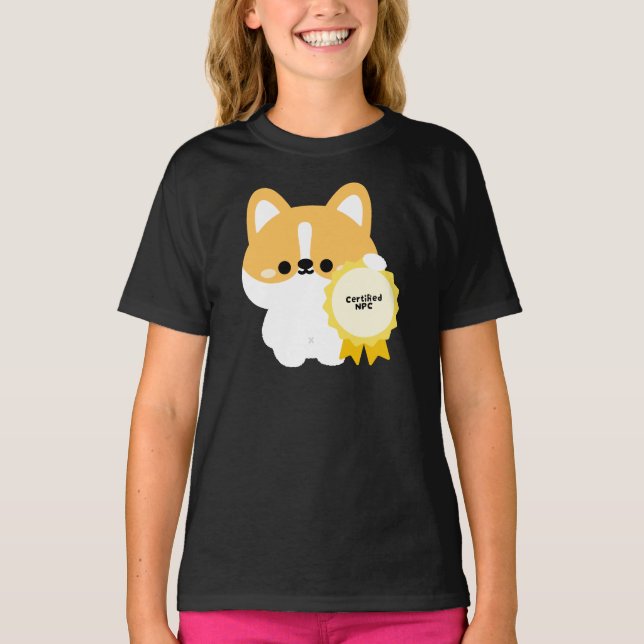 Camiseta Corgi NPC Certificado (Frente)