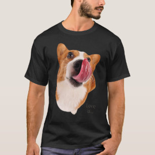 Camiseta Corgi O Amor É Mãe Pai Cachorro Pet Mulheres Home