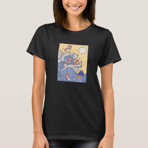 Camiseta Corgi Onda Cachorro Pet Mar Oceano