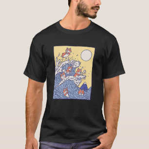 Camiseta Corgi Onda Cachorro Pet Mar Oceano