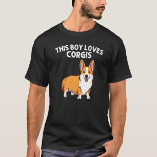 Camiseta Corgi Para Crianças Galês Corgi Animal