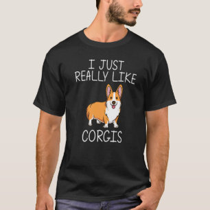 Camiseta Corgi Para Homens Galês Corgi Animal