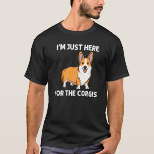 Camiseta Corgi Para Homens Galês Corgi Animal 1