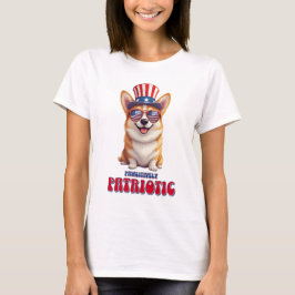 Camiseta Corgi Patriótico - Pawsitivamente Patriótico