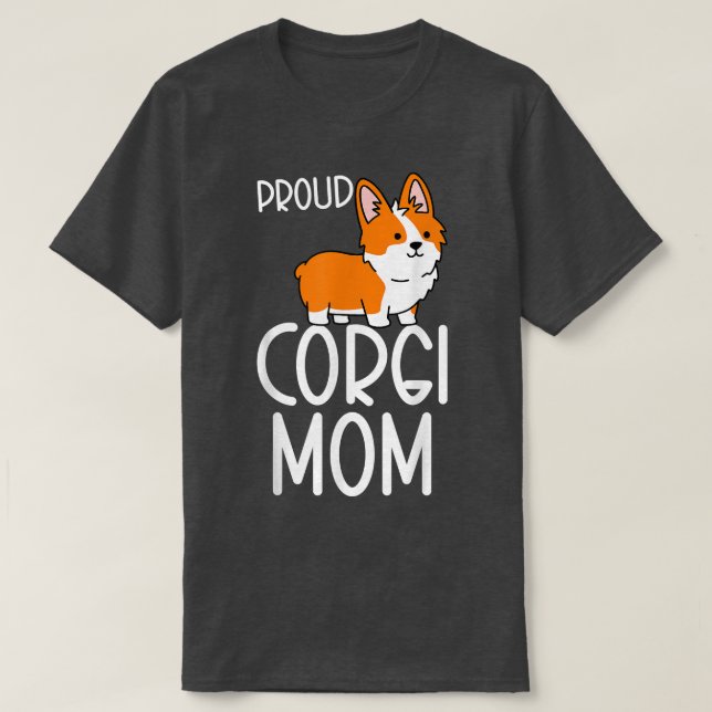 Camiseta Corgi Pembroke Lover Orud Corgi Mãe (Frente do Design)