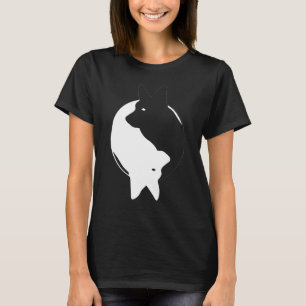 Camiseta Corgi Pembroke Símbolo Yin Yang Meditação Zen