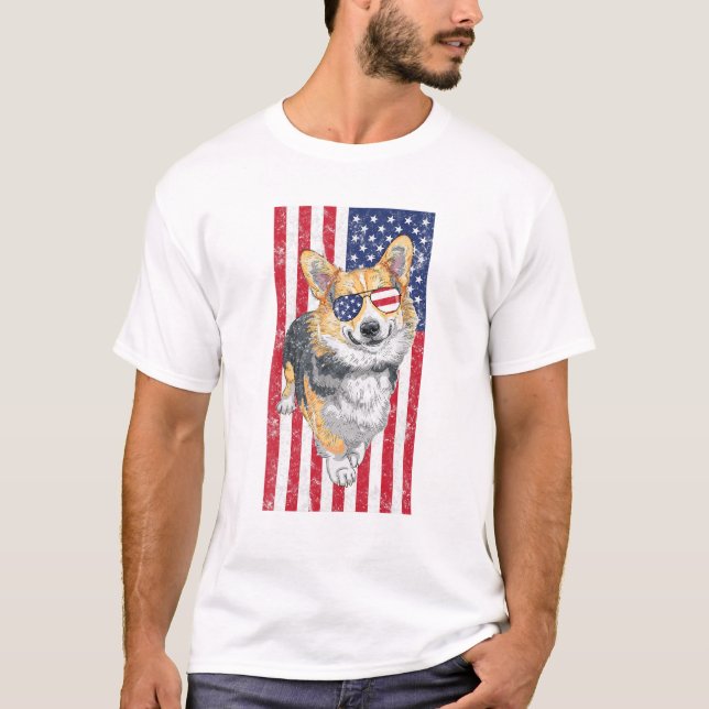 Camiseta Corgi Preto Vintage (Frente)