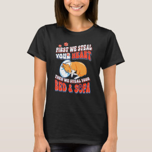 Camiseta Corgi Primeiro Roubamos Seu Coração E Roubamos Seu