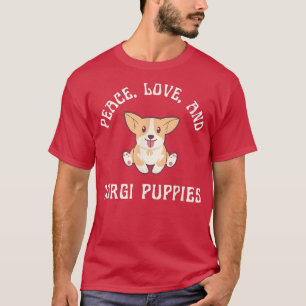 Camiseta Corgi Puppy Engraçado Proprietário de Cachorro Pet