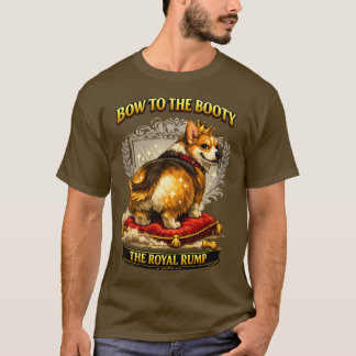 Camiseta Corgi Royal Rump | Cachorro Groovely Engraçado