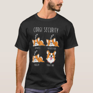 Camiseta Corgi Security Corgi Dog Humor