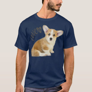 Camiseta Corgi Shirt Love Is Dog Mamãe Pai Tee Puppy Pet Wo