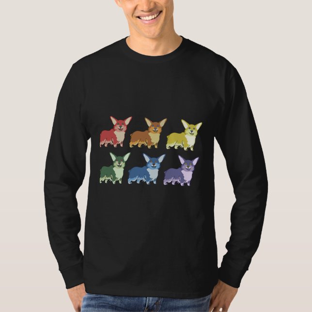 Camiseta Corgi Skittles (Frente)
