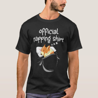 Camiseta Corgi Sleeping Women Pajamas Outfit Nap Pjs Nappin