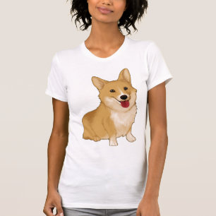 Camiseta Corgi sorridente