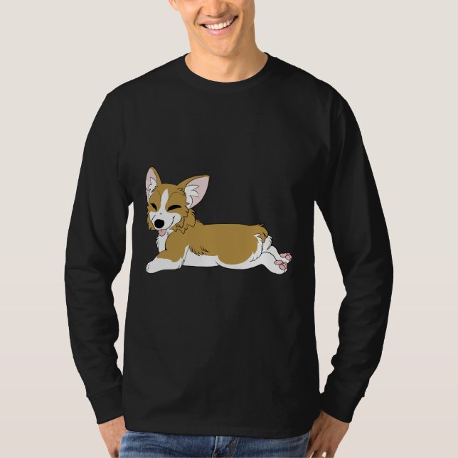 Camiseta Corgi Sploot (Frente)