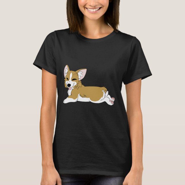 Camiseta Corgi Sploot (Frente)