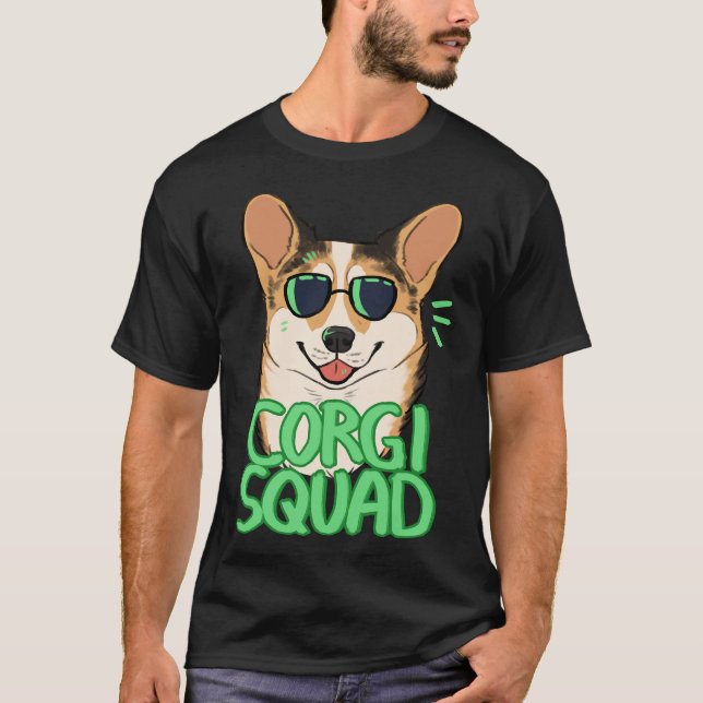 Camiseta Corgi Squad Sable (Frente)