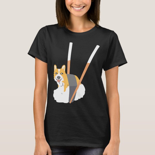 Camiseta Corgi Sushi Corgi Sushi (Frente)