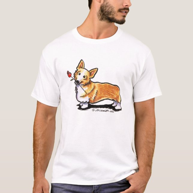 Camiseta Corgi Sweetheart (Frente)