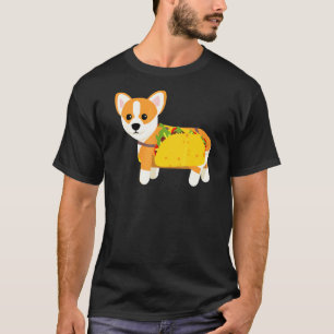 Camiseta Corgi Taco Cinco De Mayo Festa Mexicana Cachorro