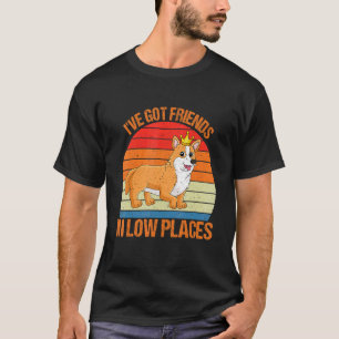 Camiseta Corgi, tenho amigos em Pembroke Welsh