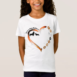 Camiseta Corgi Todo Cachorro Importa Coração Patas de Cacho