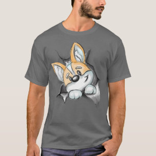 Camiseta Corgi Tshirt Women Girls Puppy Mamãe Cachorro Sain