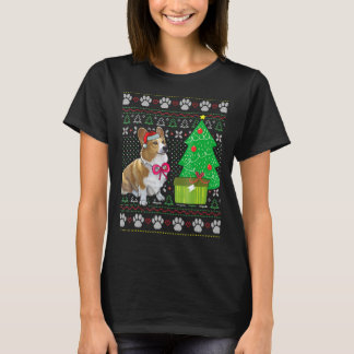 Camiseta Corgi Ugly Christmas Dog