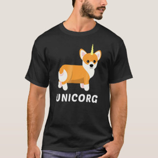 Camiseta Corgi Unicorn Dog Unicorg Animal Tee