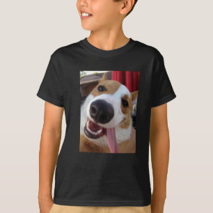Camiseta Corgi vermelho e branco de Galês do Pembroke