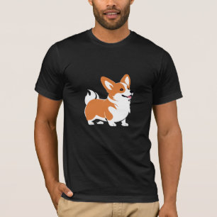 Camiseta Corgi Vetor Art Animal Modern Urban Graphic Pet