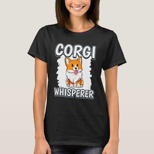 Camiseta Corgi Whisperer Corgi (Frente)