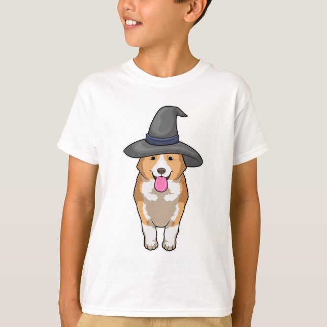 Camiseta Corgi Witch (Frente)