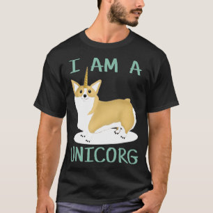 Camiseta Corgi With Cute Pembroke Unicorg In Cool