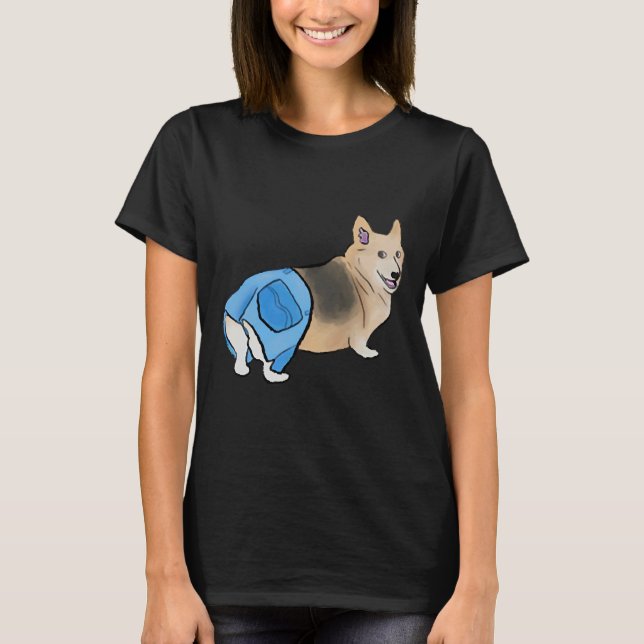 Camiseta Corgi With Pants (Frente)