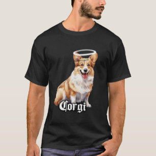 Camiseta Corgi x Anjo x Cão Corgi Galês