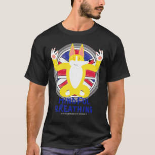 Camiseta Corgi Zen Meditando Paz Amorosa Meditação