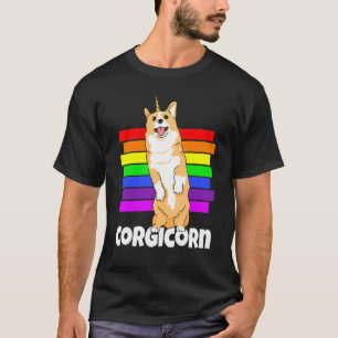 Camiseta Corgicorn Corgi Galês Cachorro Unicórnio