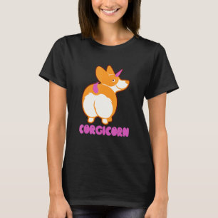 Camiseta Corgicorn Corgi Unicórnio Cachorro