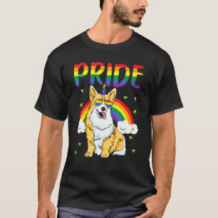 Camiseta Corgicórnio Unicórnio Orgulho Corgi Lgbt Arco-íris