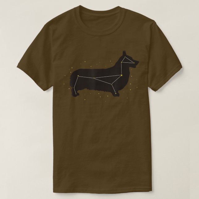 Camiseta    CorgiCute Constelle Dog Tee para Pet Parents (Frente do Design)