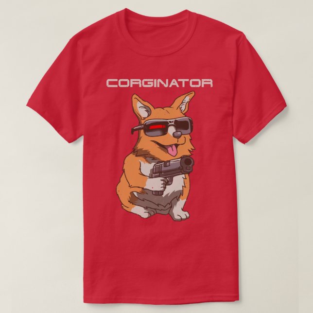 Camiseta Corginador (Frente do Design)