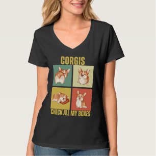 Camiseta Corgis Atendem a Todos os Meus Requisitos Corgi