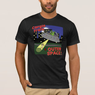 Camiseta Corgis da roupa do espaço