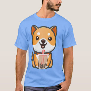Camiseta Corgi's Puppy Dog Boba Bubble Teas Kawaii Anime Pr