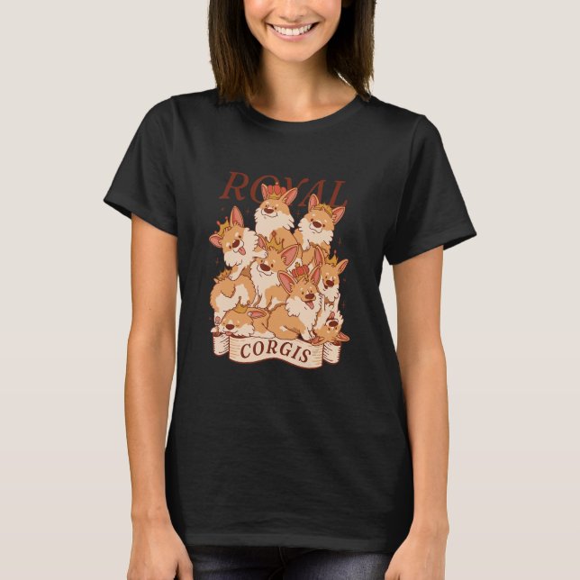 Camiseta Corgis Real Corgis W. (Frente)
