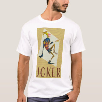 Camiseta Coringa-dançante colorida retrógrada